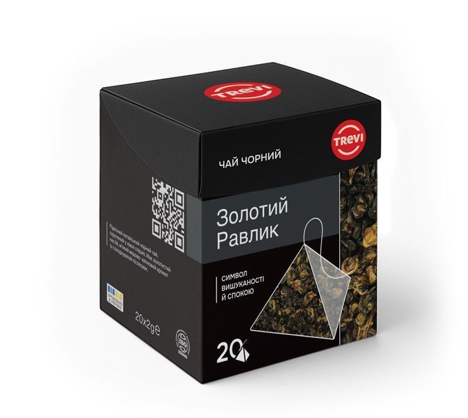 Black Tea in Pyramid Bags Golden Snail 20&times;2g cf-0763140 photo