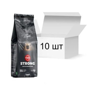 Ящик кави в зернах Trevi Strong 1 кг х 10 шт cf-0762201 фото