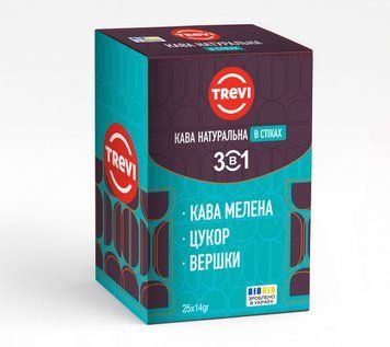 Кава мелена в стіках 3 в1 25 шт*14 г cf-0763093 фото