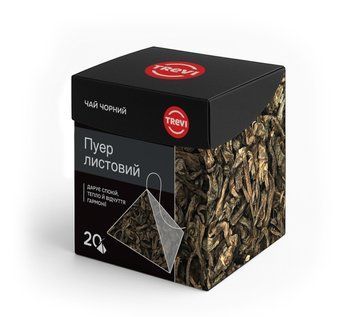 Black Tea in Pyramid Bags Classic Pu-erh 20&times;2g cf-0763152 photo