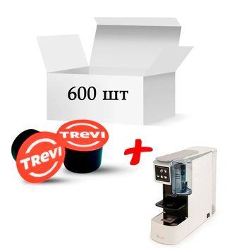 Trevi Espresso Blue Coffee Capsules (600 pcs) + LB Capitani "Skycap" Coffee Machine cf-0763022 photo