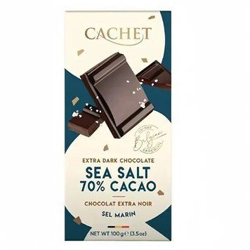 Cachet Extra Dark Dark Chocolate Sea Salt 70% Cocoa 100 g cf-0762535 photo