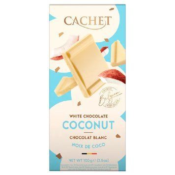 Шоколад білий Cachet Кокос 100 г cf-0762750 фото