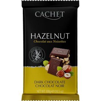 Шоколад чорний Cachet Фундук 300 г cf-0760060 фото