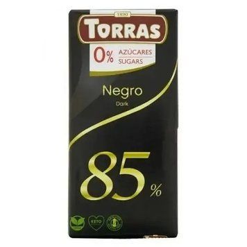 Torras dark chocolate 85% cocoa sugar-free 75 g cf-0763007 photo