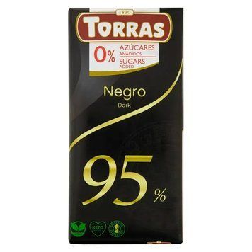 Torras dark chocolate 95% cocoa sugar-free 75 g cf-0763008 photo