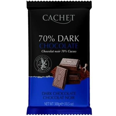 Шоколад чорний Cachet 70% какао 300 г 760058 фото